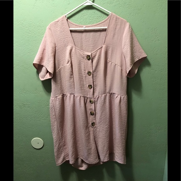 Shein 1X Pink Romper